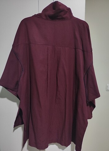 m Beden Mevra bordo oversize tunik 38 beden