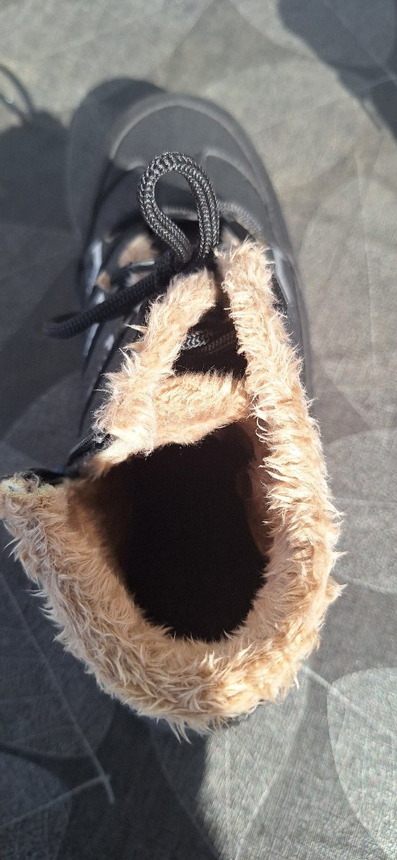 Gri Erkek Tüylü Street Wear Bot - Görsel 2