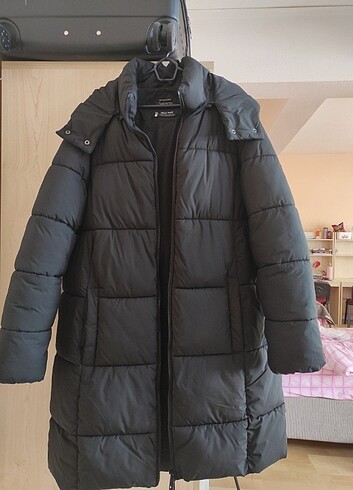 xxl Beden Siyah şişme mont