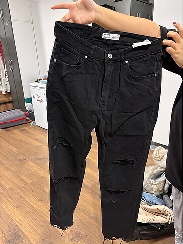Bershka 40 beden mom jean