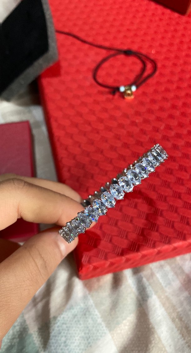 Parlak Taşlı Kadın Bileklik - Görsel 2