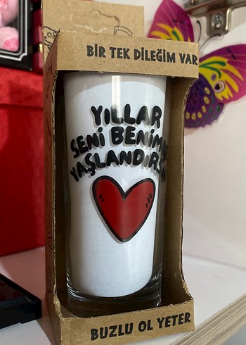 Beyaz Cam Bardak Kalpli Tasarımla - Görsel 2