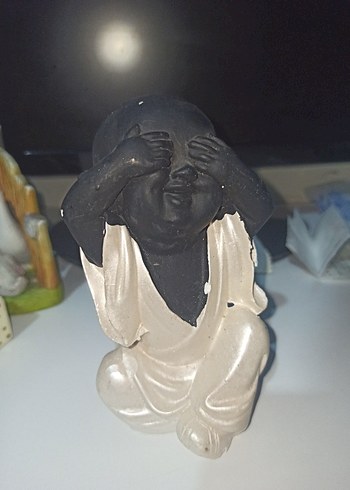 Siyah Beyaz Figürin biblo - Görsel 2