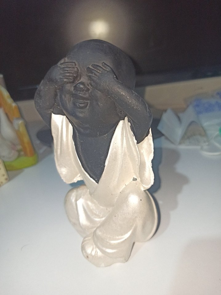 Siyah Beyaz Figürin biblo - Görsel 4