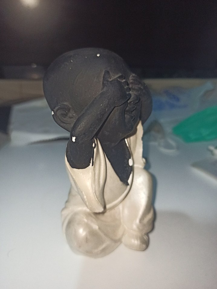 Siyah Beyaz Figürin biblo - Görsel 5