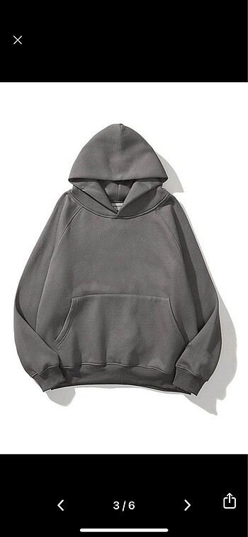 s Beden gri hoodie