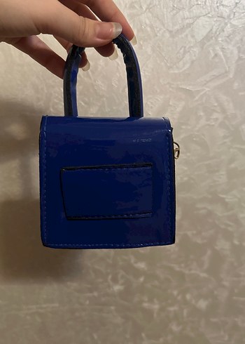 Parlak Mavi Kadın Omuz Çantası - Görsel 3