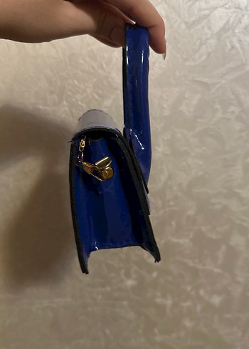 Parlak Mavi Kadın Omuz Çantası - Görsel 4