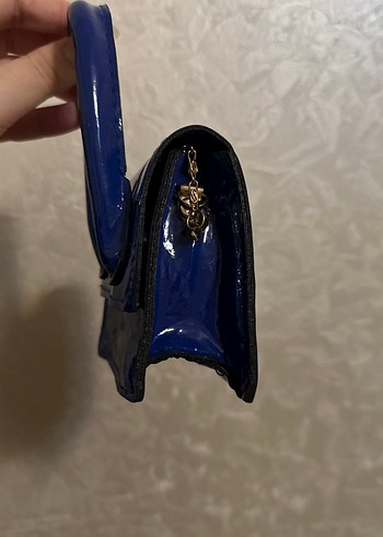 Parlak Mavi Kadın Omuz Çantası - Görsel 2