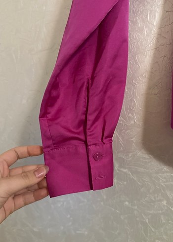 Pembe gömlek - Görsel 4