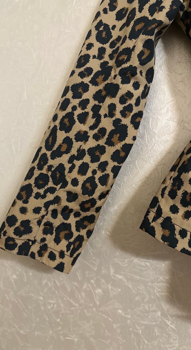 Leopar Desenli trençkot - Görsel 3