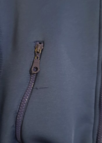 Fermuarlı Lacivert Kadın Kısa Ceket - Görsel 4
