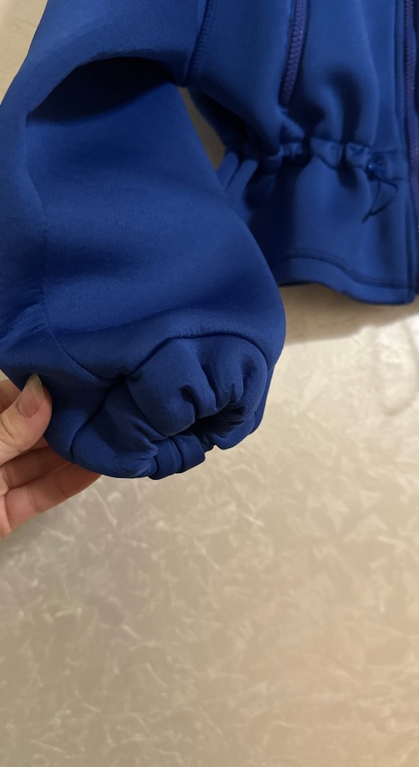 Fermuarlı Lacivert Kadın Kısa Ceket - Görsel 5