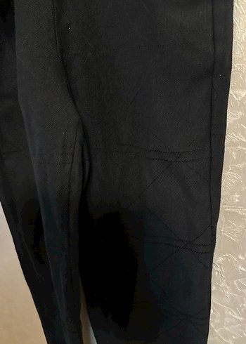 Christian Dior Kadın Siyah Nakışlı Kumaş Pantolon - Görsel 6