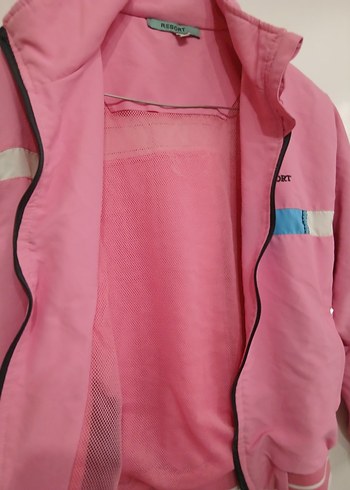 Pembe Fermuarlı Kadın Spor Ceket - Görsel 5
