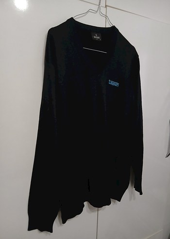 Siyah Oversize Erkek Sweatshirt - Görsel 5