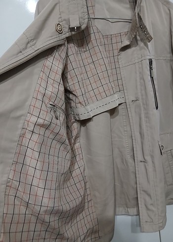 Bej Düğmeli Midi Erkek Ceket - Görsel 2