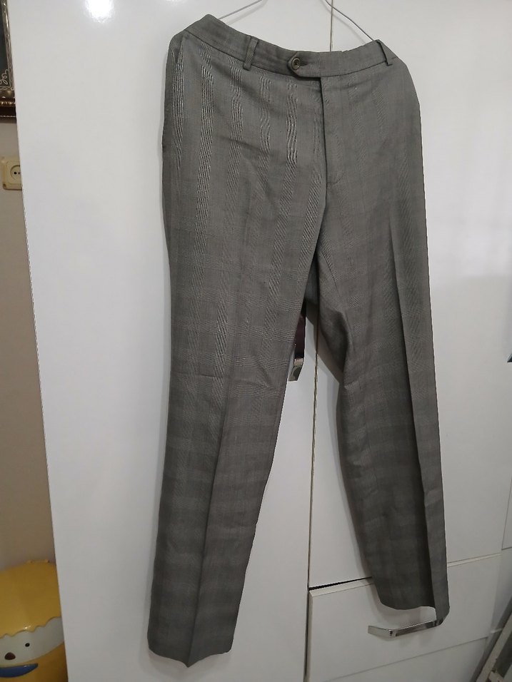 Gri Regular Fit  Erkek Pantolon - Görsel 2