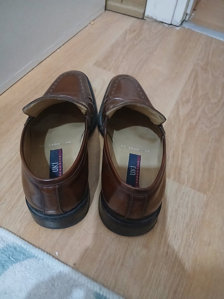 Kahverengi Parlak Deri Klasik Erkek Ayakkabı - Görsel 4