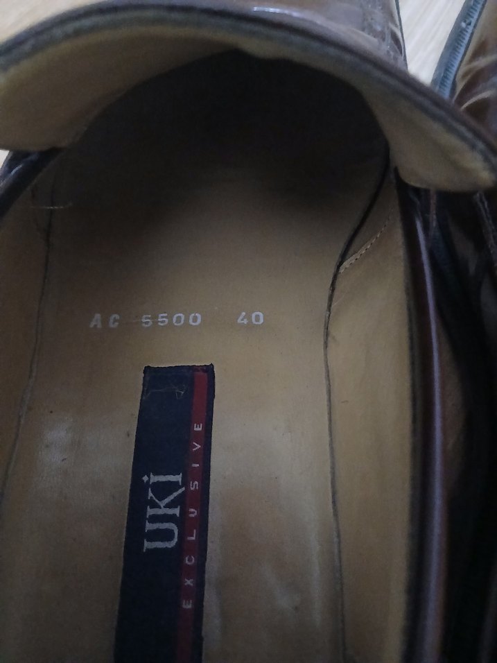 Kahverengi Parlak Deri Klasik Erkek Ayakkabı - Görsel 3