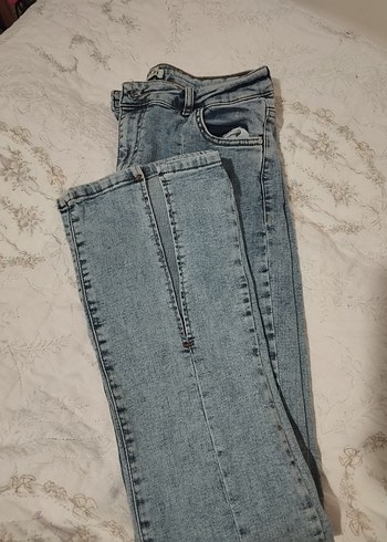 Vintage Love Acik Mavi Rahat Kesim Denim Jean