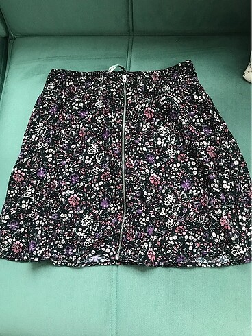 Çiçekli mini etek