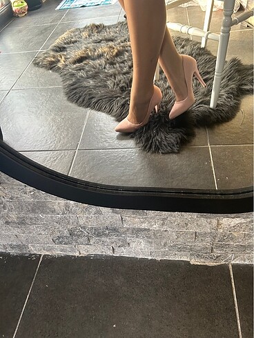 Diğer Pudra renk stiletto
