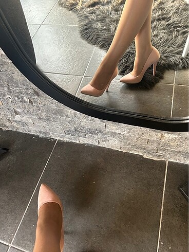 36 Beden Pudra renk stiletto