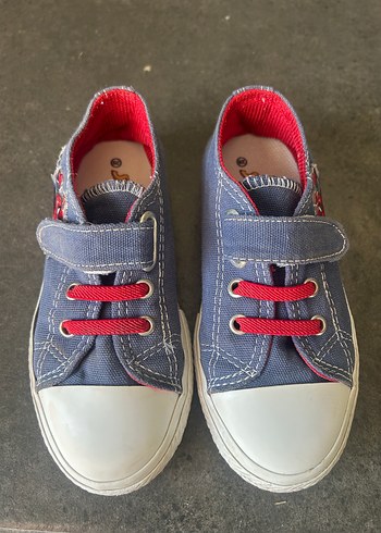 Diğer Gri Mavi Denim Erkek Çocuk Sneakers