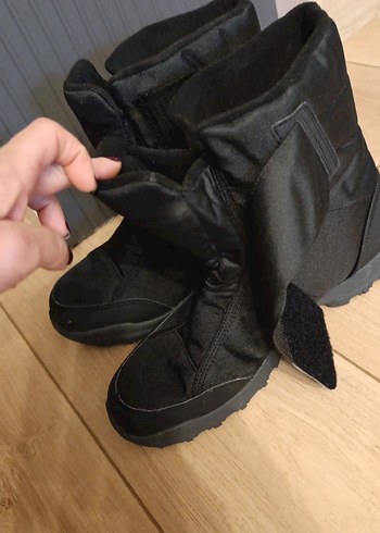 Siyah Erkek Kayak Botu Velcro Kayışlı - Görsel 10