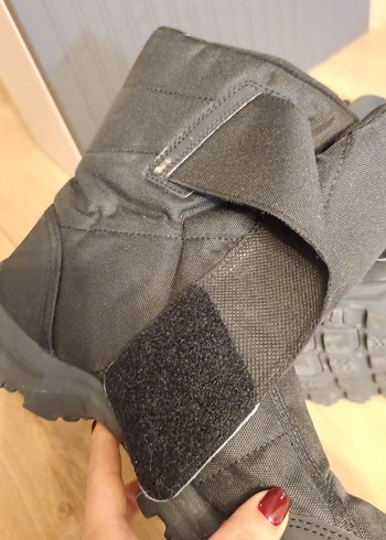 Siyah Erkek Kayak Botu Velcro Kayışlı - Görsel 9