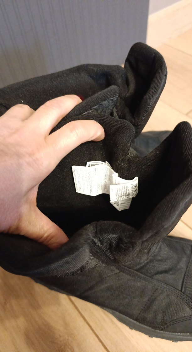 Siyah Erkek Kayak Botu Velcro Kayışlı - Görsel 5