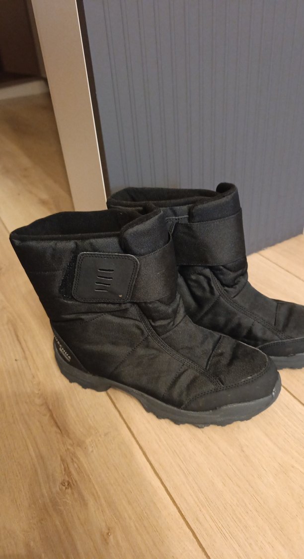 Siyah Erkek Kayak Botu Velcro Kayışlı - Görsel 4