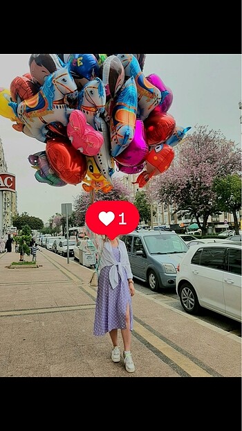 l Beden mor Renk Puantiyeli lila elbise