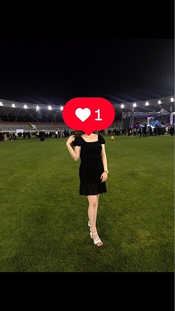 Siyah kısa elbise