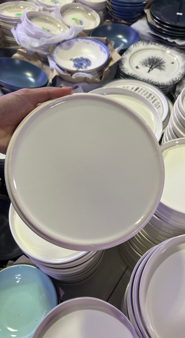 Beyaz Yuvarlak Tabak Seti - Görsel 2