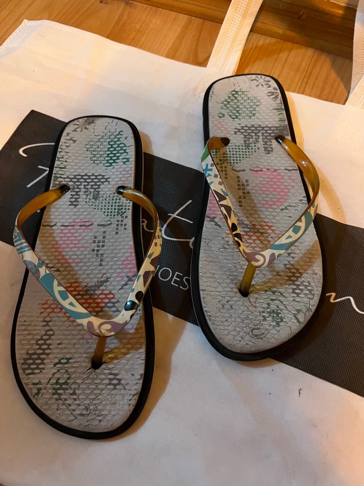 Bohem Çok Renkli Kadın Terlik - Görsel 2