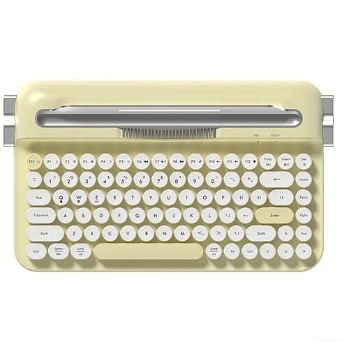 İPad ve tablet özel vintage klavye - Görsel 4