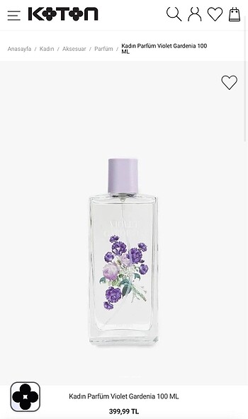  Beden Renk Koton kadın parfüm violet garden
