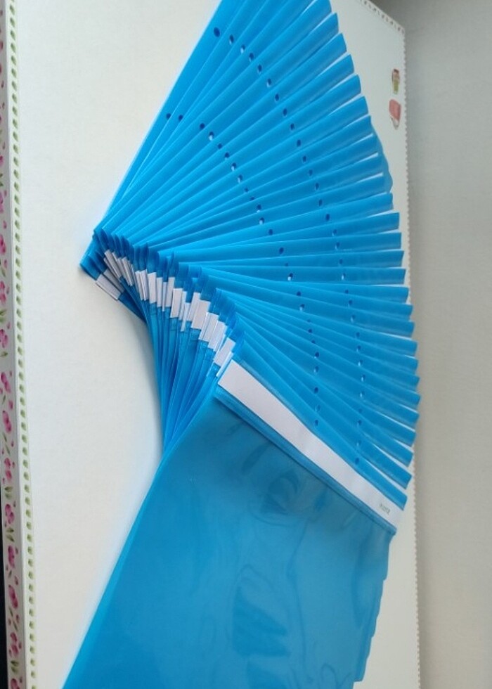 LEİTZ MARKA TELLİ DOSYA MAVİ  - Görsel 2