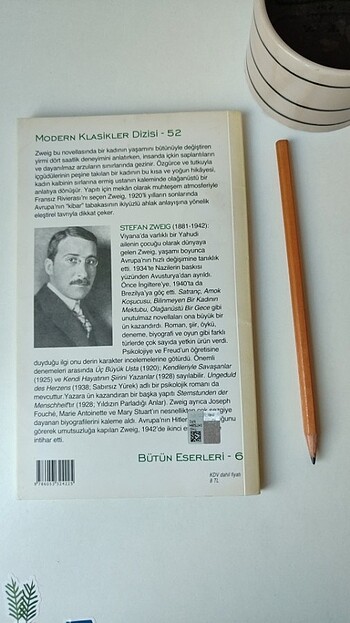 Beden İŞ BANKASI MODERN KLASİKLER DİZİSİ-52 STEFAN ZWEİG BİR KADININ Y