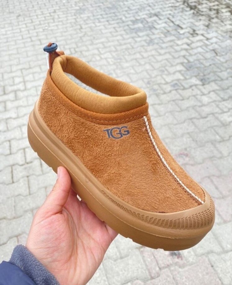 Kahverengi Tüylü Dolgu Topuk Kadın Terlik - Görsel 2