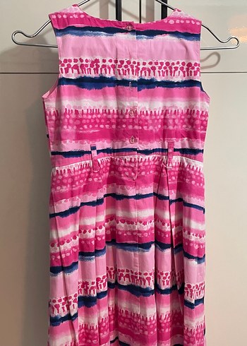 LC Waikiki Kız Çocuk Pileli Batik Elbise