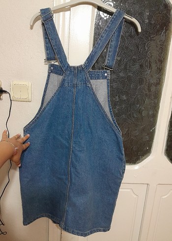 diğer Beden mavi Renk Mavi Denim Kısa Salopet
