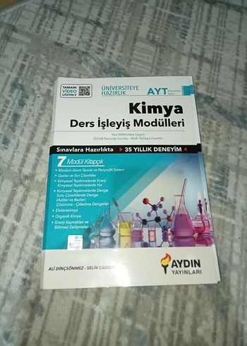 AYT Kimya Ders İşleyiş Modülleri Kitabı