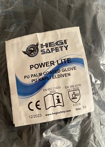 Siyah Koruyucu Eldiven - Görsel 2