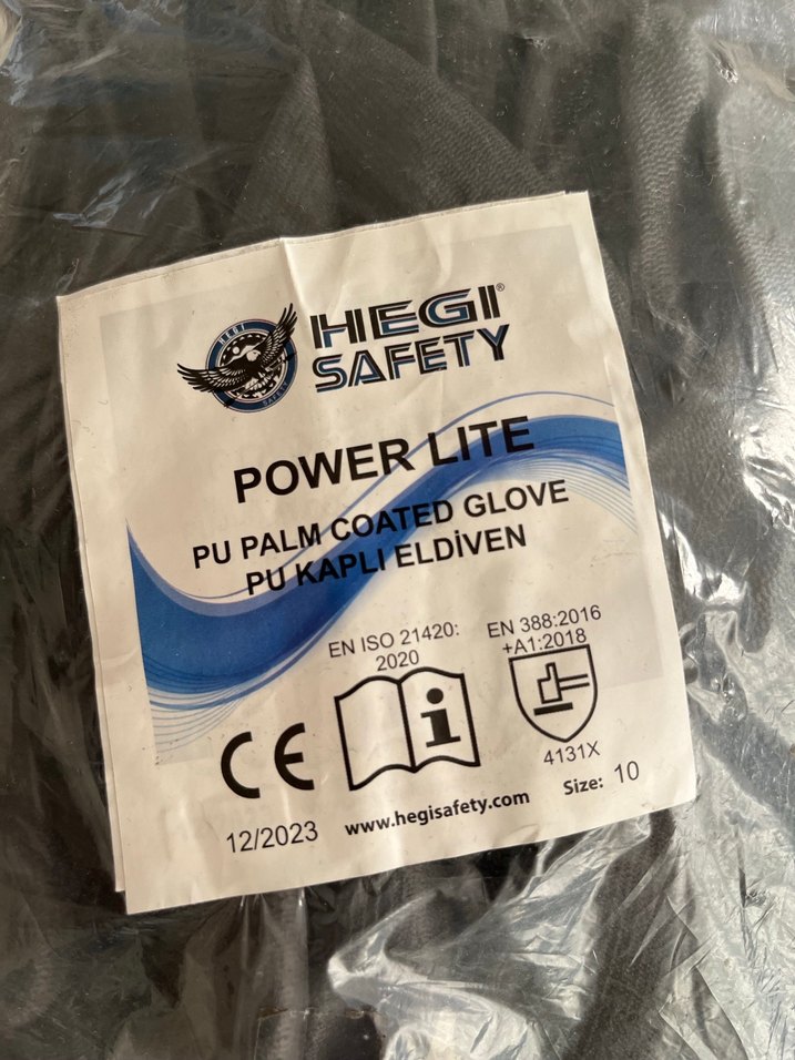 Siyah Koruyucu Eldiven - Görsel 2