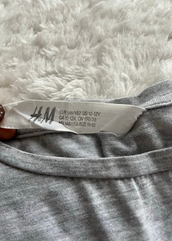 Kız Çocuk Gri Kısa Kollu Baskılı Tişört - Görsel 2