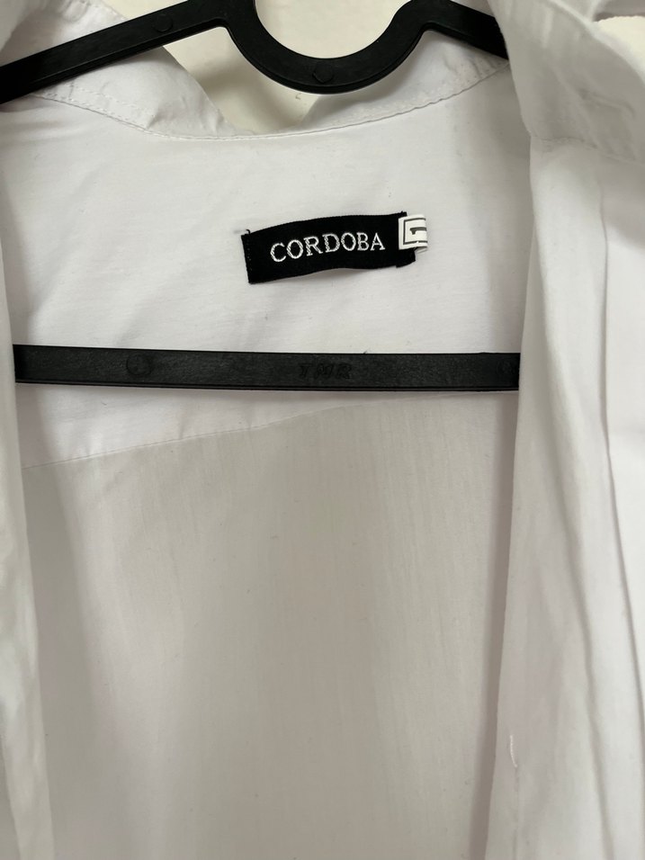 Düğmeli, Beyaz Erkek Gömlek - Görsel 2