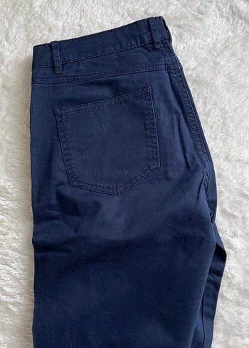 Kadın Lacivert Normal Boy Fermuarlı Pantolon - Görsel 3